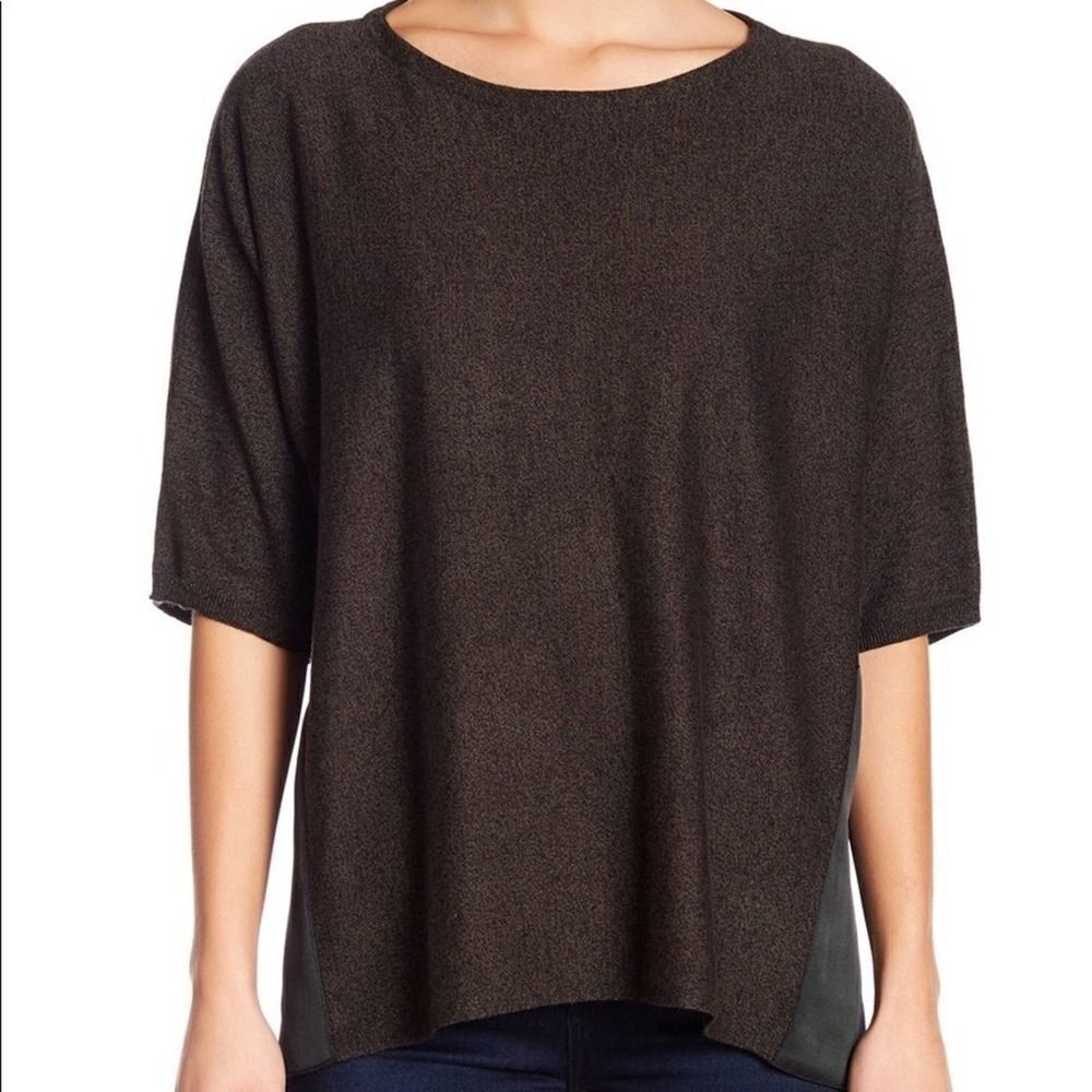 ‎Side Slit Popover Sweater
